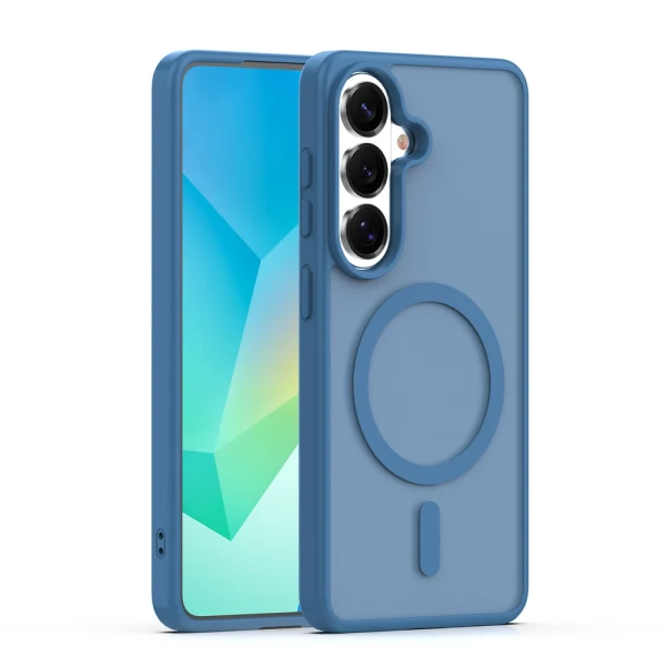 Овърлей Mag Matt за Samsung Galaxy A16 4G / A16 5G / A17 4G / A17 5G тъмно син голяма дупка