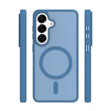 Миниатюра: Овърлей Mag Matt за Samsung Galaxy A16 4G / A16 5G / A17 4G / A17 5G тъмно син голяма дупка