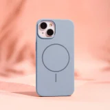 Миниатюра: Силиконов кавър Thin Mag за iPhone 17 Pro Max / 18 Pro Max 6.9" светло син