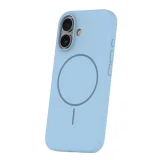 Миниатюра: Силиконов кейс Thin Mag за iPhone 16 6.1" светло син