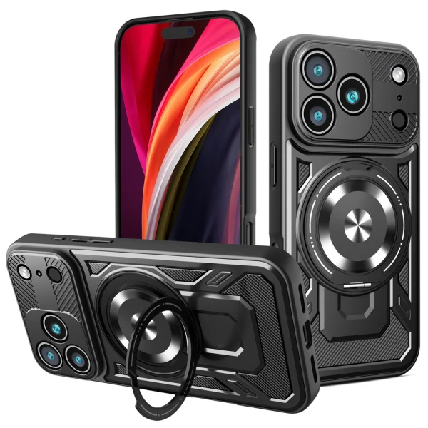 Оверлей Defender Armor Mag за iPhone 17 Pro 6.3" черен