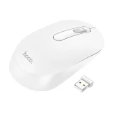 Миниатюра: Оптична безжична мишка HOCO 2,4G 1200dpi GM14, Бяла