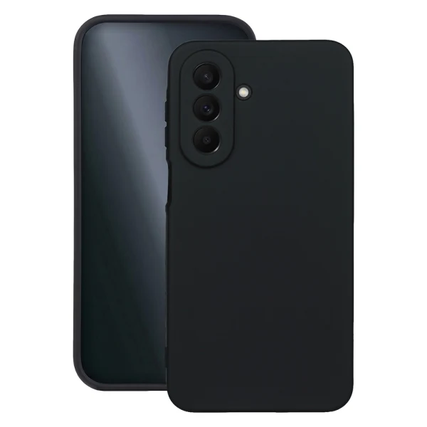 Силиконов кейс bSmart Silicone Soft Cover, За Samsung Galaxy A27, Черен