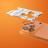Миниатюра: Etteri протектор метални рингове за задна камера за iPhone 17 Pro / 17 Pro Max, оранжев
