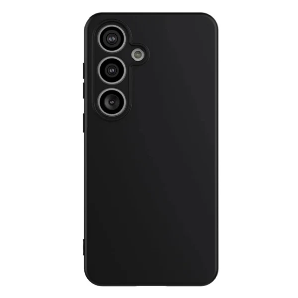Силиконов кейс iPaky матиран, За Samsung Galaxy S25 FE, Черен