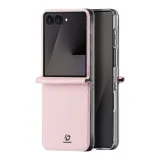 Миниатюра: Кожен кейс Dux Ducis BRIL, За Samsung Galaxy Z Flip8, розов
