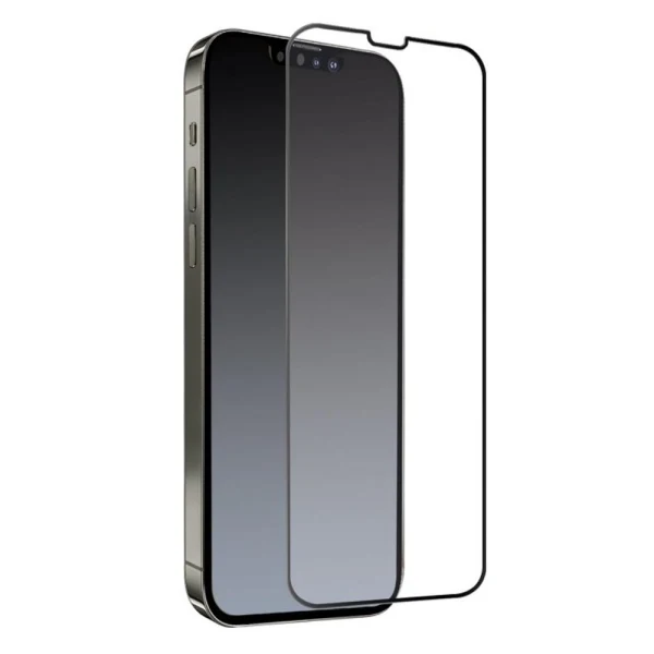 Стъклен протектор MBX 9D Paper Box Flat, За iPhone 13 Pro Max (6.7), Черен
