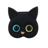 Миниатюра: Държач за телефон bSmart Cat, С огледалце, Черен