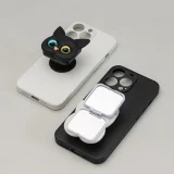 Миниатюра: Държач за телефон bSmart Cat, С огледалце, Черен