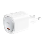 Миниатюра: Зарядно устройство комплект XO CE20 PD 30W 1x USB-C +  кабел USB-C - USB-C, Бяло