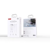 Миниатюра: Зарядно устройство комплект XO CE20 PD 30W 1x USB-C +  кабел USB-C - USB-C, Бяло