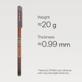 Миниатюра: Оригинален кейс Pitaka Ultra-Slim Sunset, За iPhone 17 Pro (6.3), кафяв