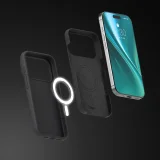 Миниатюра: Кейс Etteri Silicone Mag case, За iPhone 17 Pro / 18 Pro, Черен