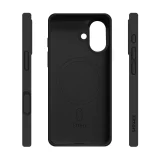 Миниатюра: Кейс Etteri Silicone Mag case, За iPhone 17 (6.3), Черен