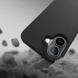 Миниатюра: Кейс Etteri Silicone Mag case, За iPhone 17 (6.3), Черен
