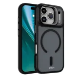 Миниатюра: Кейс Etteri Morning Fog с Magsafe и стойка, За iPhone 17 Pro Max/ 18 Pro Max, Черен