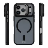 Миниатюра: Кейс Etteri Morning Fog с Magsafe и стойка, За iPhone 17 Pro / 18 Pro, Черен
