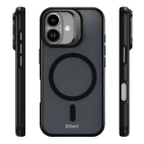 Миниатюра: Кейс Etteri Morning Fog с Magsafe и стойка, За iPhone 17 (6.3), Черен