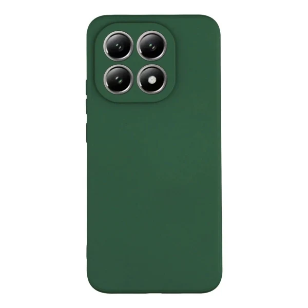 Силиконов кейс iPaky матиран, За Xiaomi 15T, Тъмнозелен