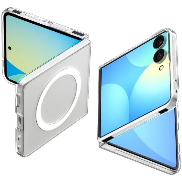 Оригинален кейс Spigen Air Skin MagSafe, За Samsung Galaxy Z Flip8, Прозрачен