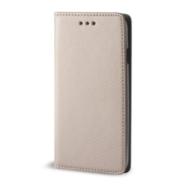 Калъф тефтер флип bSmart Magnet Book страничен, За Xiaomi Redmi 15, Златист