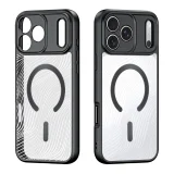 Миниатюра: Силиконов твърд кейс Dux Ducis AIMO с Magsafe, За iPhone 17 Pro (6.3), Черен