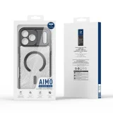Миниатюра: Силиконов твърд кейс Dux Ducis AIMO с Magsafe, За iPhone 17 Pro (6.3), Черен