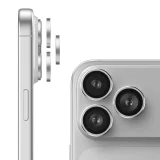 Миниатюра: Протектор задна камера метални рингове MBX за iPhone 17 Pro, 17 Pro Max, Сребрист