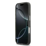 Миниатюра: Оригинален кейс Guess IML Gradient Triangle Logo, За iPhone 17 (6.3), Черен
