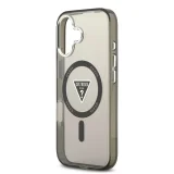 Миниатюра: Оригинален кейс Guess IML Gradient Triangle Logo, За iPhone 17 (6.3), Черен