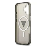 Миниатюра: Оригинален кейс Guess IML Gradient Triangle Logo, За iPhone 17 (6.3), Черен