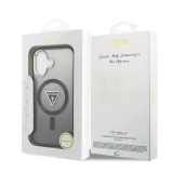 Миниатюра: Оригинален кейс Guess IML Gradient Triangle Logo, За iPhone 17 (6.3), Черен