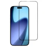 Миниатюра: Стъклен протектор OG Premium с цяло лепило, За iPhone 17 Pro / 18 Pro, Черен
