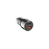 Миниатюра: Зарядно устройство за кола адаптер XO CC58 95W 1x USB-C 1x USB-A, Черен
