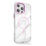 Миниатюра: Силиконов кейс bSmart Clear Thin Magsafe, За iPhone 17 Air (6.9), Розов