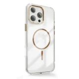 Миниатюра: Силиконов кейс bSmart Clear Thin Magsafe, За iPhone 17 Air (6.9), Златен