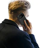 Миниатюра: Кожен калъф тефтер Dux Ducis SKIN PRO, За iPhone 17 Pro (6.3), Черен