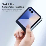 Миниатюра: Кожен кейс Dux Ducis BRIL, За Samsung Galaxy Z Flip7, Черен