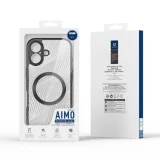 Миниатюра: Силиконов твърд кейс Dux Ducis AIMO с Magsafe, За iPhone 17 (6.3), Черен