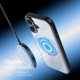 Миниатюра: Силиконов твърд кейс Dux Ducis AIMO с Magsafe, За iPhone 17 (6.3), Черен