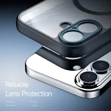 Миниатюра: Силиконов твърд кейс Dux Ducis AIMO с Magsafe, За iPhone 17 (6.3), Черен