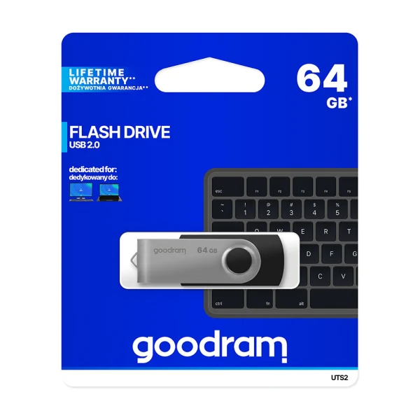Флаш памет 64GB USB 2.0, GoodRam Twister