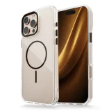 Миниатюра: Силиконов кейс bSmart Clear Thin Magsafe, За iPhone 17 (6.3), Черен