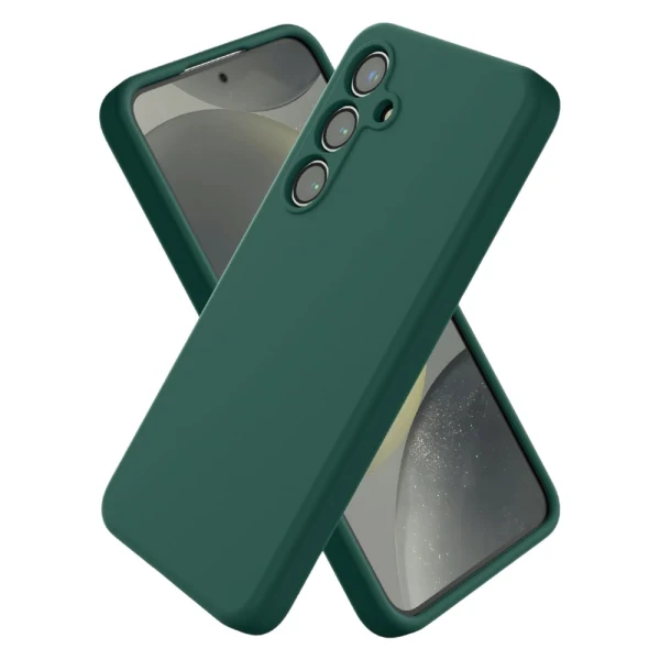 Силиконов кейс iPaky матиран, За Samsung Galaxy S25 FE, Тъмносин