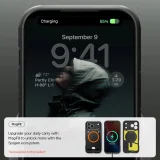 Миниатюра: Оригинален кейс Spigen Tough Armor T Magsafe, За iPhone 17 Pro Max (6.9), Черен