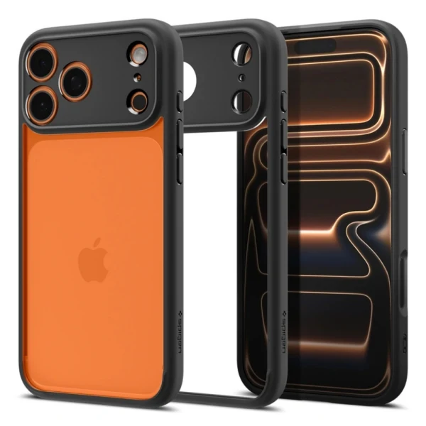 Оригинален кейс Spigen Ultra Hybrid, За iPhone 17 Pro (6.3), Черен