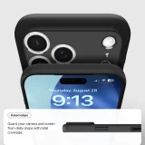 Миниатюра: Оригинален кейс Spigen Ultra Hybrid, За iPhone 17 Pro (6.3), Черен