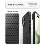 Миниатюра: Оригинален кейс Spigen Liquid Air, За iPhone 17 (6.3), Черен