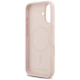 Миниатюра: Оригинален кейс Karl Lagerfeld Silicone Double Heads And Circle MagSafe, За iPhone 17 (6.3), Розов