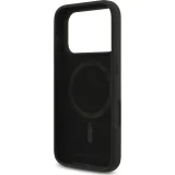Миниатюра: Оригинален кейс Karl Lagerfeld Silicone Double Heads And Circle MagSafe, За iPhone 17 Pro Max (6.9), Черен